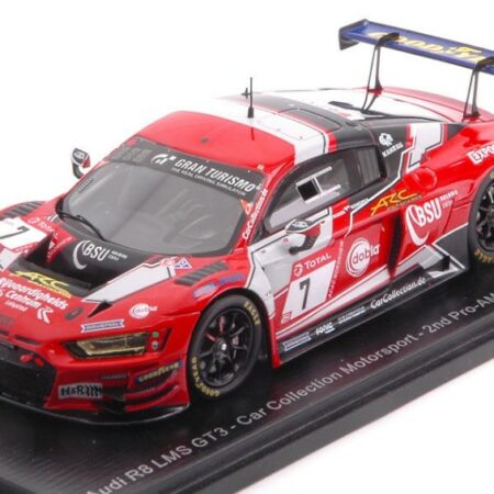 Spark Model AUDI R8 GT3 N.7 2nd PRO-AM 24 H NURBURGRING 2020 DONTJE-ORTMANN-NIEDER.