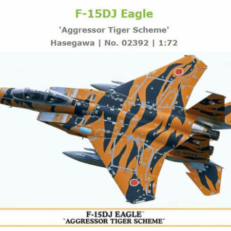 Hasegawa F-15DJ EAGLE AGGRESSOR TIGER SCHEME KIT 1:72