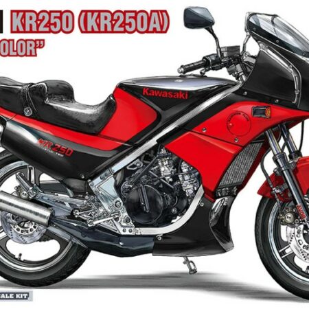 Hasegawa KAWASAKI KR250 BLACK/RED KIT 1:12