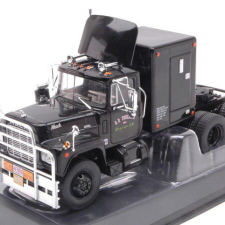 Ixo Model MACK R-SERIES 1966 BLACK WITH REAR CABINE 1:43