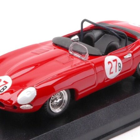 Best Model JAGUAR E SPYDER N.27 2nd RIVERSIDE 1961 B.KRAUSE 1:43