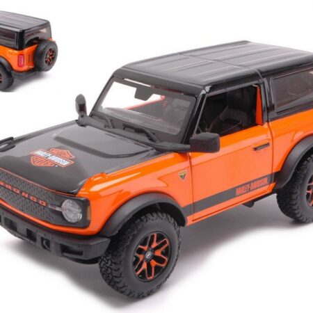 Maisto FORD BRONCO CUSTOM 2021 HARLEY DAVIDSON 1:24