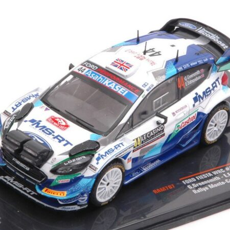 Ixo Model FORD FIESTA WRC N.44 RALLY MONTE CARLO 2021 GREENSMITH-EDMONDSON 1:43