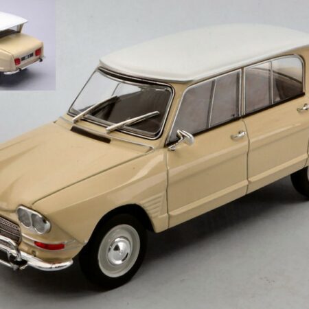 Whitebox CITROEN AMI 6 LIGHT YELLOW/WHITE 1:24