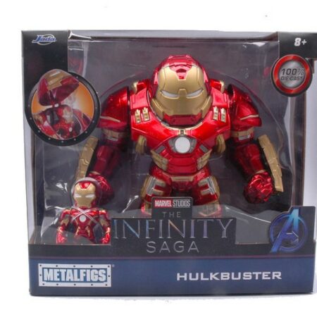 Jada Toys HULKBUSTER cm 15 + IRONMAN cm 5 FIGURES