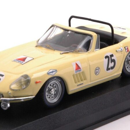 Best Model FERRARI 275 GTB/4 SPYDER N.25 12 H SEBRING 1967 McCLUGGAGE-WINDR.1:43