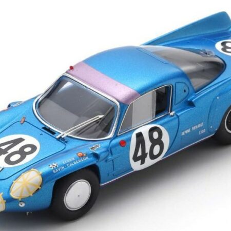 Spark Model ALPINE A210 N.48 12th LM 1967 R.DE LAGENESTE-J.CHEINISSE 1:43