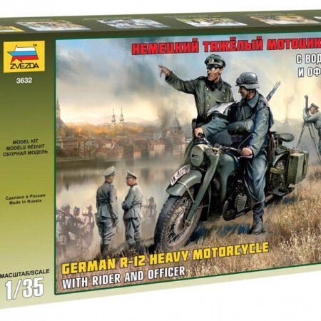 Zvezda GERMAN WWII MOTORCYCLE R 12 KIT 1:35