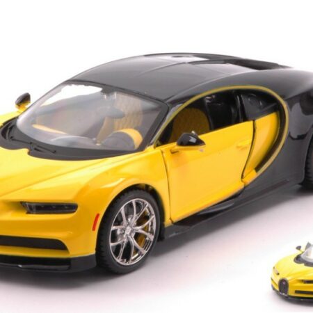 Maisto BUGATTI CHIRON YELLOW/BLACK 1:24