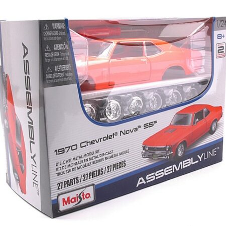 Maisto CHEVROLET NOVA SS 1970 ORANGE KIT 1:24