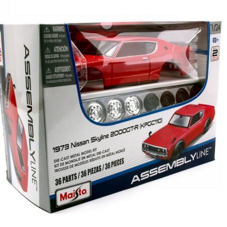 Maisto NISSAN SKYLINE 2000GT-R 1973 RED KIT 1:24