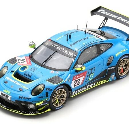 Spark Model PORSCHE 911 GT3 R N.23 8th 24 H NURBURGRING 2021 NEUFFER-AUST-MENZEL-SEE