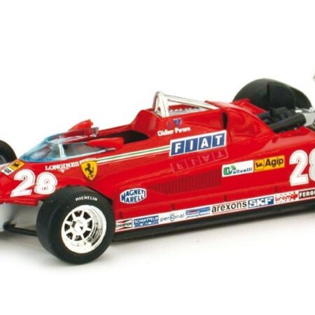 Brumm FERRARI 126 CK D.PIRONI 1981 N.28 5th ITALIAN GP 1:43