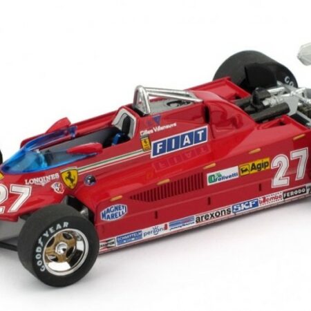 Brumm FERRARI 126CK TURBO AEROPORTO ISTRANA 1981 1^ G.VILLENEUVE VS/F104 1:43