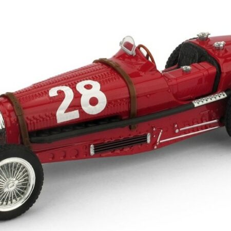 Brumm BUGATTI TIPO 59 TAZIO NUVOLARI 1934 N.28 3rd MONACO GP 1:43