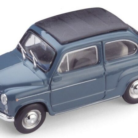 Brumm FIAT 600D TRASFORMABILE CHIUSA 1960 BLEU 404 1:43