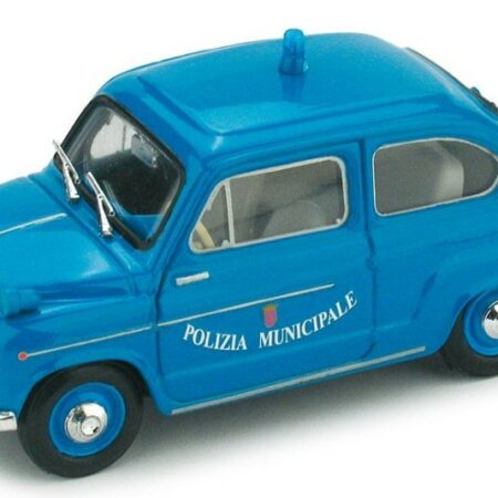 Brumm FIAT 600 D POLIZIA MUNICIPALE ROMA 1960 1:43