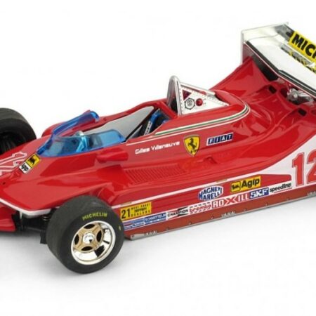 Brumm FERRARI 312 T4 G.VILLENEUVE 1979 N.12 PROVE ALETTONE USA OVEST GP 1:43