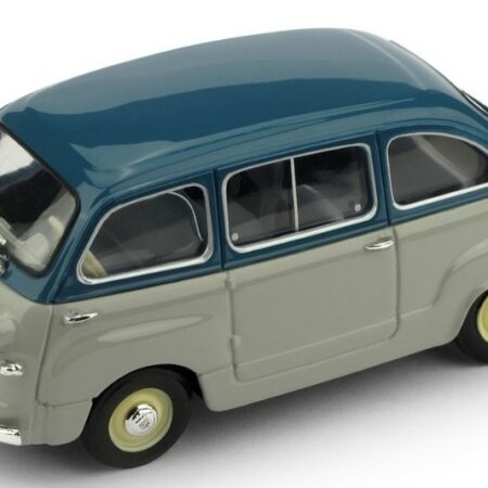 Brumm FIAT 600 MULTIPLA 1a SERIE 1956 BLU CHIARO-GRIGIO MEDIO 1:43