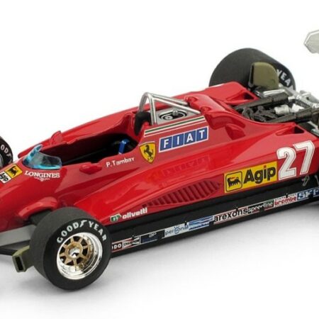 Brumm FERRARI 126 C 2 P.TAMBAY 1982 N.27 2nd ITALY GP 1:43 UPD