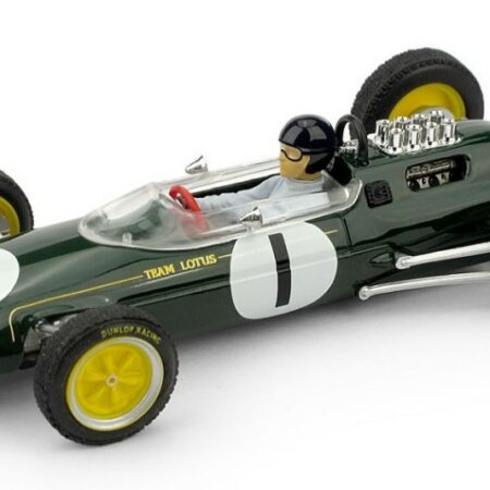 Brumm LOTUS 25 J.CLARK 1963 N.1 WINNER BELGIO GP WORLD CHAMPION +  PILOTA 1:43