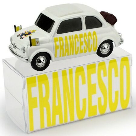 Brumm FIAT 500 HABEMUS PAPAM FRANCESCO VIAGGI APOSTOLICI ED.LIM.250 PCS 1:43