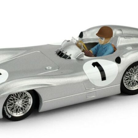 Brumm MERCEDES W 196 J.M.FANGIO 1954 N.1 4th GR.BRITAIN GP WORLD CHAMPION 1:43