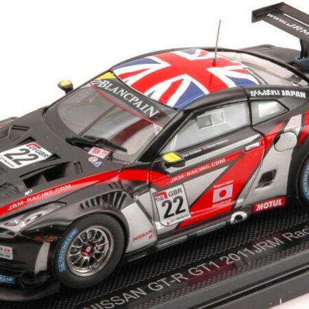 Ebbro NISSAN R35 GT-R N.22 ACCIDENT FIA GT1 T.TROPHY 2011 DUMBRECK-WEST.1:43