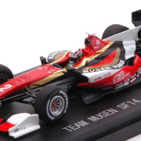 Ebbro TEAM MUGEN SF14 N.2 SUPER FORMULA 2014 Y.NAKAYAMA 1:43