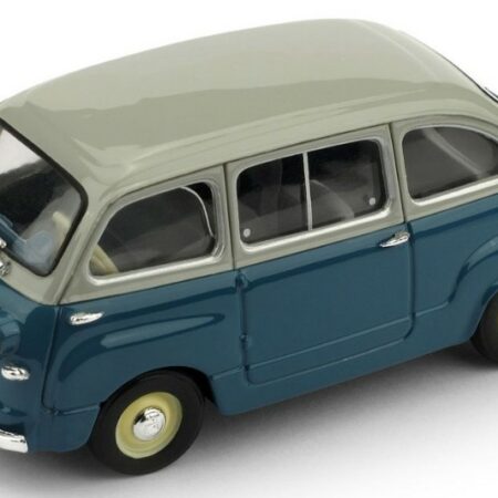 Brumm FIAT 600 MULTIPLA 1a SERIE 1956 GRIGIO CHIARO-AZZURRO CHIARO 1:43