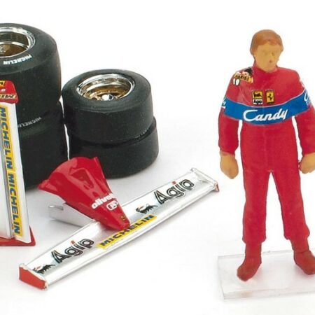 Brumm PILOTINO DIDIER PIRONI + ALETTONI + SET GOMME 1:43