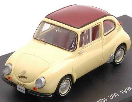 Ebbro SUBARU 360 1958 BEIGE/BROWN 1:43