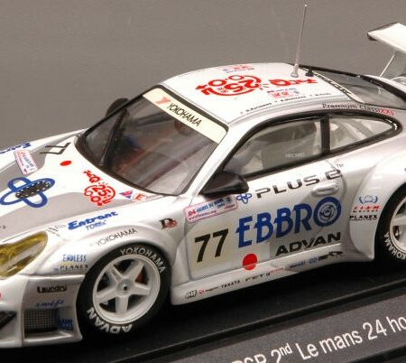 Ebbro PORSCHE 911 GT3 RSR N.77 12th LM 2004 (2nd LMGT) KUROS.-ORIDO-NISH.1:43