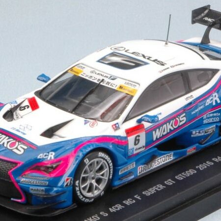 Ebbro LEXUS RC F N.6 4th OKAYAMA SUPER GT 500 2016 K.OSHIMA-A.CALDARELLI 1:43