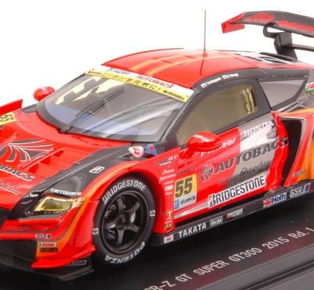 Ebbro HONDA CRZ N.55 2nd OKAYAMA SUPER GT 300 2015 S.TAKAGI-T.KOBAYASHI 1:43