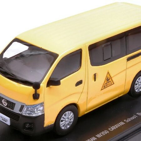 Ebbro NISSAN NV350 CARAVAN SCHOOL BUS 2012 YELLOW 1:43