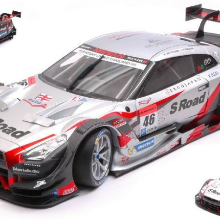 Ebbro NISSAN GT-R N.46 WINNER THAILAND SUPER GT500 2015 MOTOYAMA-YANAGIDA 1:18