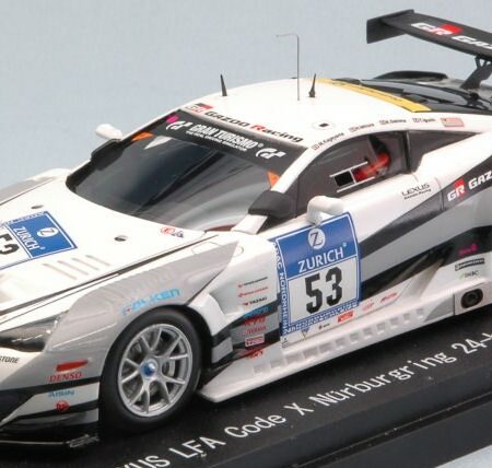 Ebbro LEXUS LFA N.53 14th 24 H NURBURGRING 2015 KAGEYAMA-ISHIURA-OOSHIMA 1:43