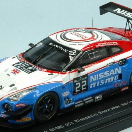 Ebbro NISSAN GT-R N.22 BLANCPAIN ENDURANCE 2015 PLA-STRAUSS-PALETOU 1:43