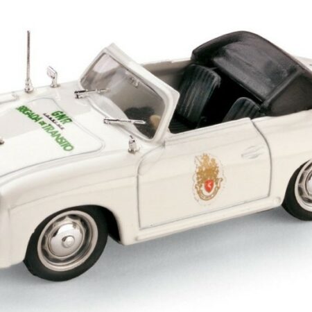 Brumm PORSCHE 356 CABRIOLET CLOSED POLIZIA PORTOGHESE 1952 1:43