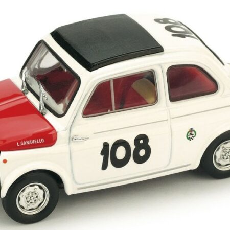 Brumm FIAT 595 ABARTH N.108 WINNER COPPA GALLLEGA 1965 LEONARDO DURST 1:43