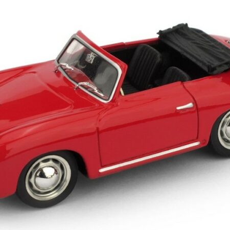 Brumm PORSCHE 356 CABRIOLET APERTA 1952 SPECIAL COLOR ROSSO 1:43