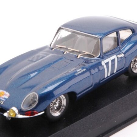 Best Model JAGUAR E COUPE'  N.177 DNF TOUR D.FRANCE 1963 CARDI-KLUKASZENWSKI 1:43