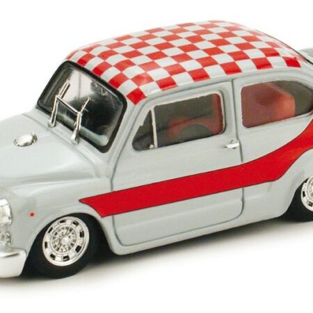 Brumm FIAT ABARTH 1000 BERLINA CORSA GR.5 UFFICIALE 1968 LIVREA ROSSA 1:43