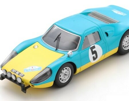 Spark Model PORSCHE 904 GTS N.5 VAINQUEUR RALLYE D'EBEUF 1967 PHILIPPE FARJON 1:43