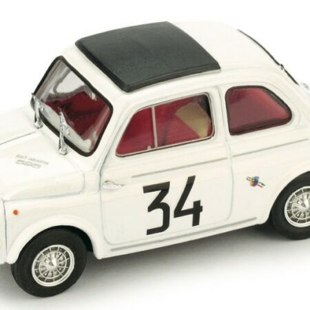 Brumm FIAT ABARTH 595 N.34 DEBUTTO E VITTORIA DELLA 595 MONZA 64 F.PATRIA 1:43