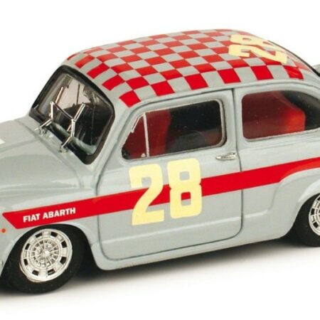 Brumm FIAT ABARTH 1000 N.28 3rd 4H MONZA 1966 K.STEINMETZ 1:43