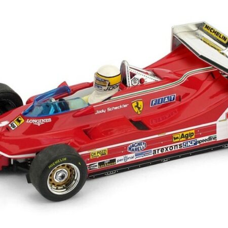 Brumm FERRARI 312 T5 J.SCHECKTER 1980 N.1 MONACO GP + PILOTE 1:43