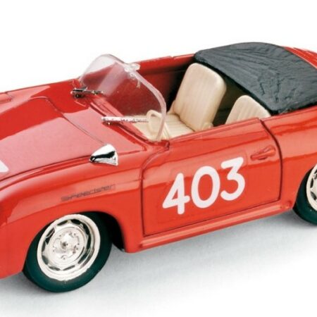 Brumm PORSCHE 356 N.403 27th (3rd CLASS) MM 1957 H.v.SAUCHEN G.BIALAS 1:43