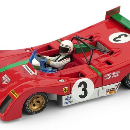 Brumm FERRARI 312 PB N.3 WINNER TARGA FLORIO 1972 W/S.MUNARI 1:43